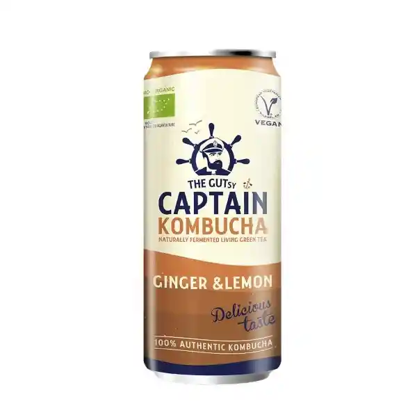 Gutsy Captain té Kombucha Limón