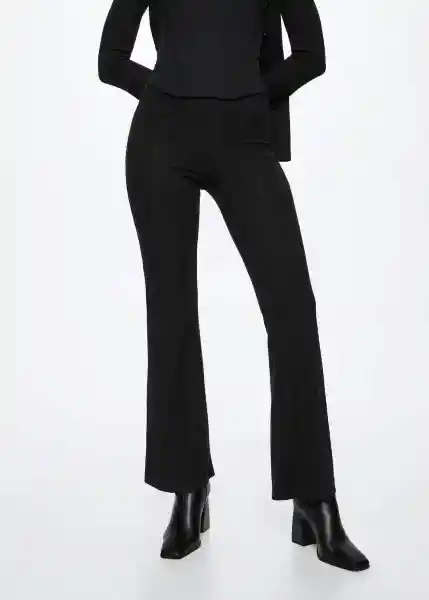 Pantalón Coti Negro Talla L Mujer Mango