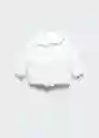 Abrigo Anorak Candinb Blanco Talla 63 Niños Mango