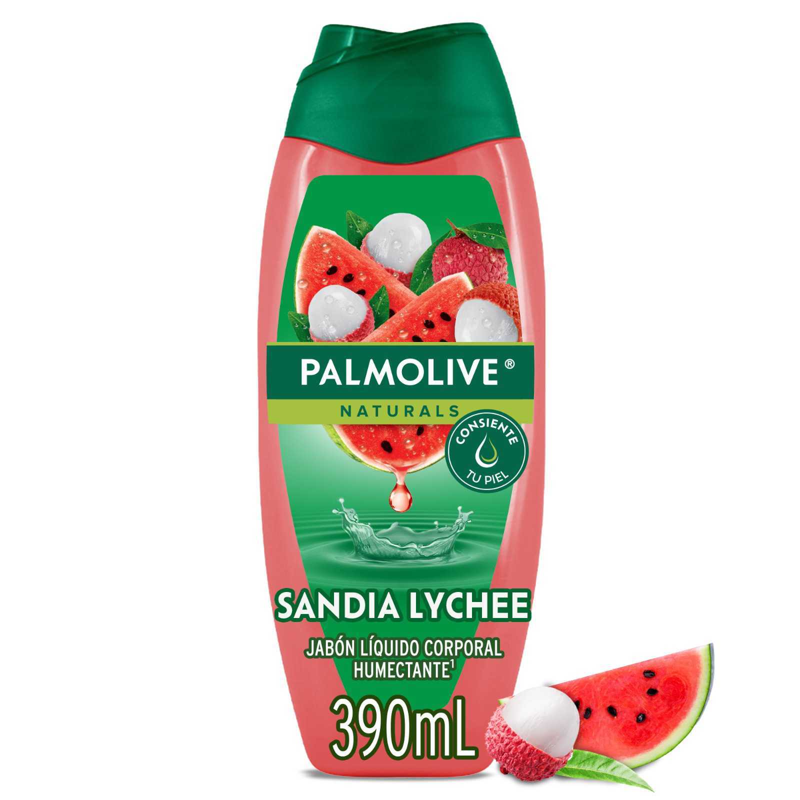 Palmolive Jabón Líquido Sandía y Lychee Corporal 390 mL