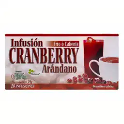 Organic Natural Infusion Arandanos X 20 Unidades