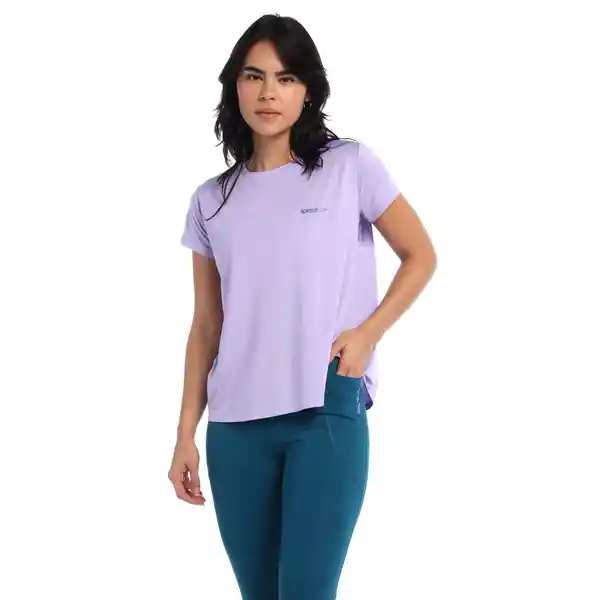 Camiseta Manga Corta Oversize Lilac Breeze Mujer Talla XL Speedo