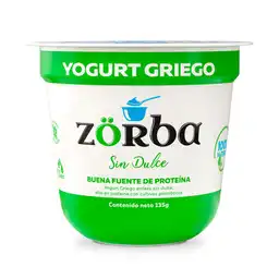 Zorba Yogurt Griego Natural sin Dulce