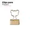 Miniso Clips Para Carpeta de Oso Pequeño Epoxy Figure