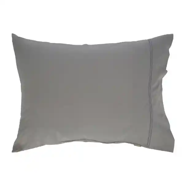 Funda Almohada Gris Medio Diseño 0112 Casaideas