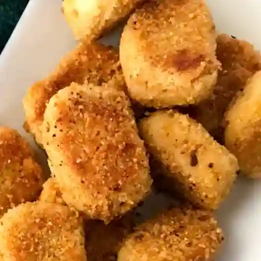 7 Nuggets veganos fritos tipo coctel