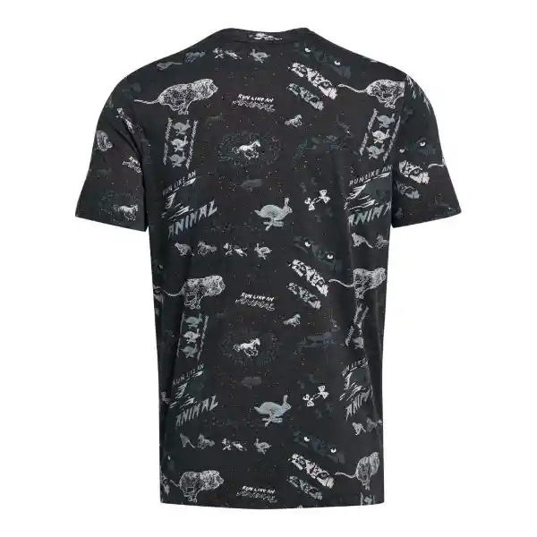 Under Armour Camiseta Run Like a Tee Hombre Negro LG 1379301-001