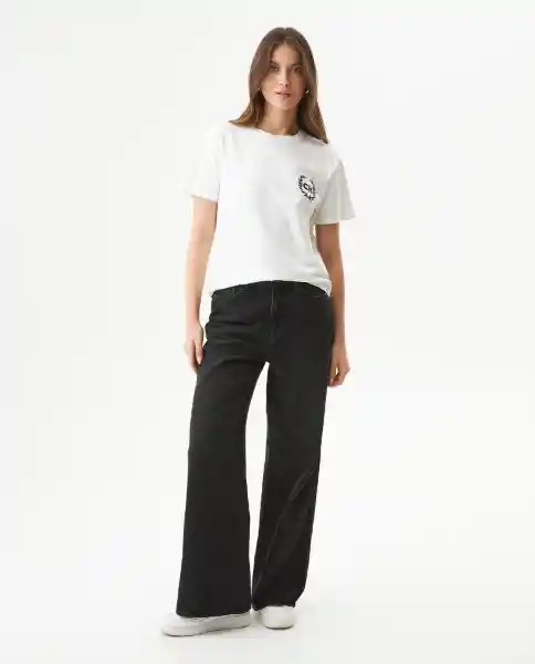 Camiseta Graphic Femenino Crudo Pristino Claro Talla M Chevignon