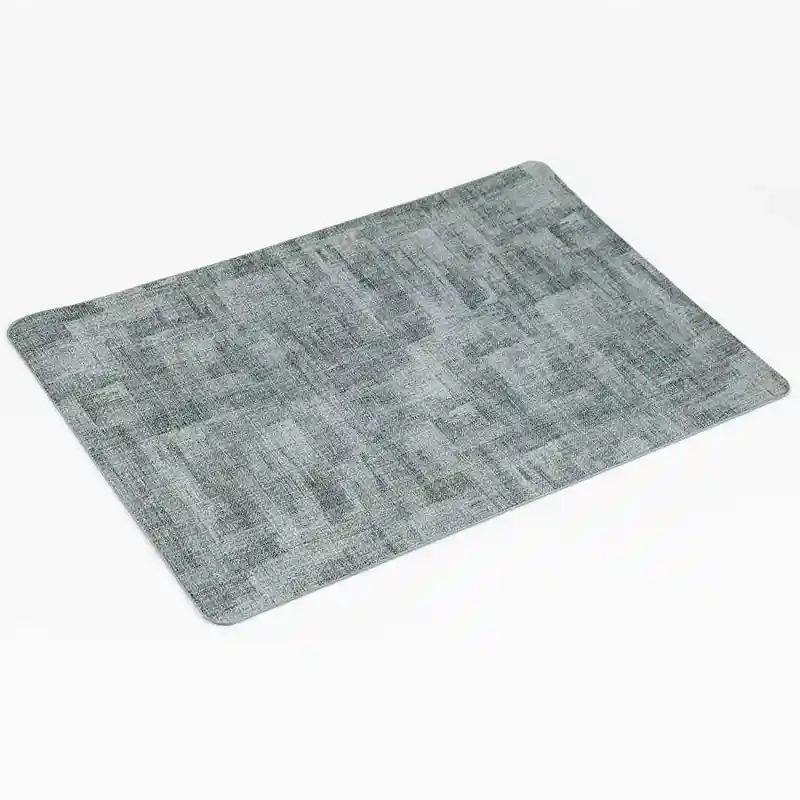 Expressions Individual Pvc Rectangular Leather Gris 45 x 30 cm