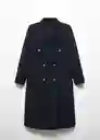 Abrigo Princess Navy Talla 24 Mujer Mango