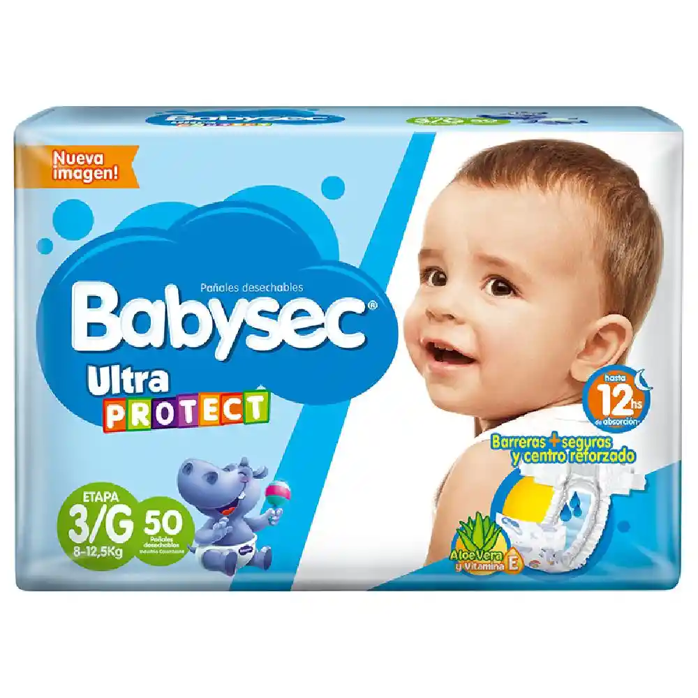 Babysec Pañales Desechables Etapa 3 Talla G