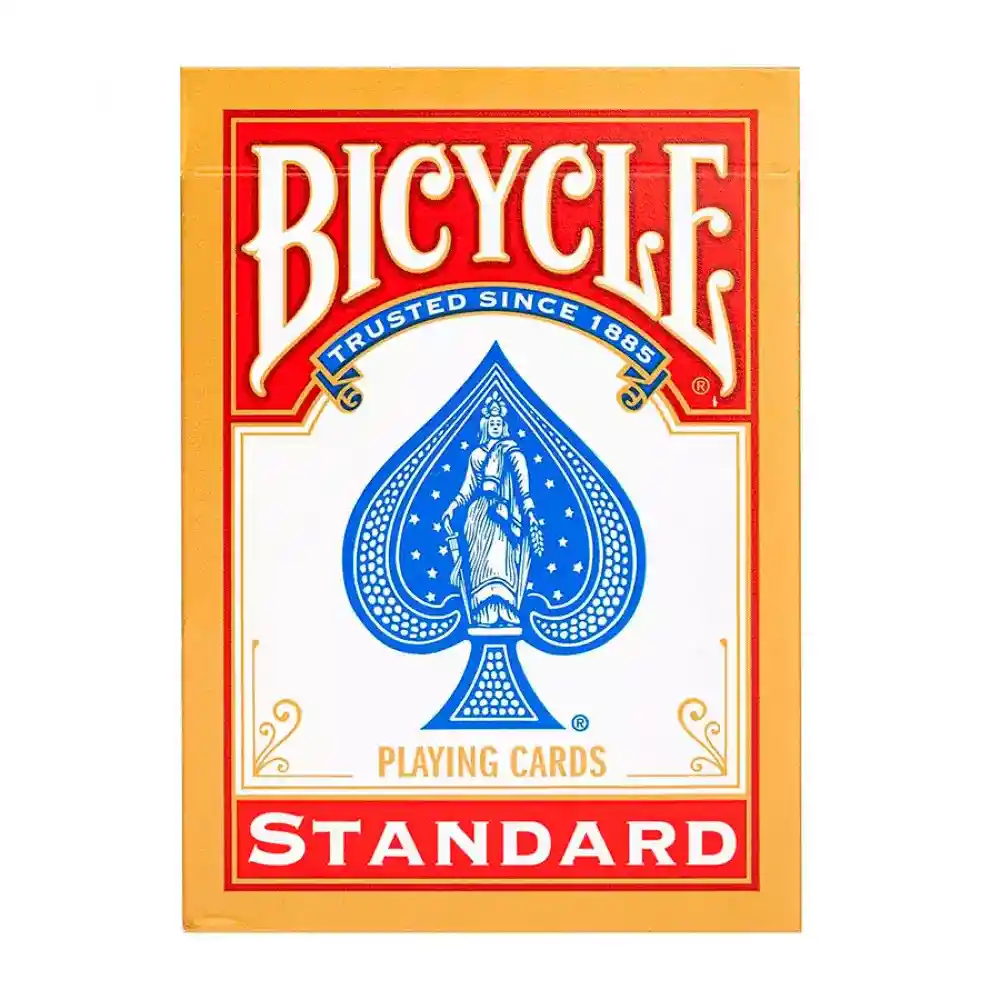 Bicycle Carta Poker Standard Red-blue Cartón Riderback01