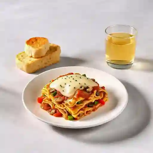 Lasagna Pollo Y Verduras