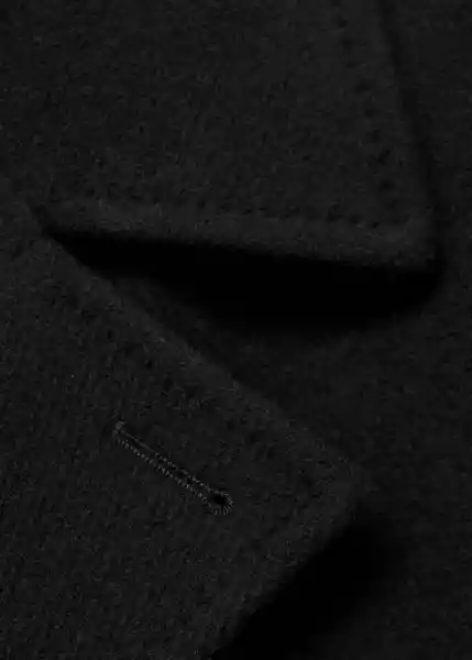 Abrigo Tinof Negro Talla L Hombre Mango