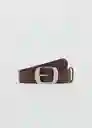 Cinturón Ringo Marron Talla L Mujer Mango