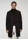 Abrigo Parka Bonet Negro Talla M Hombre Mango