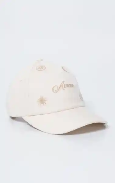 Gorra Unisex Crudo Talla M 752G000_CRU120304 Americanino