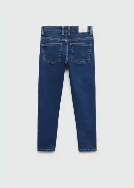 Jean Slim Tejano Oscuro Talla 06 Niños Mango