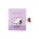 Libreta de 80 Hojas Serie Snoopy Colorful Life Morada Miniso