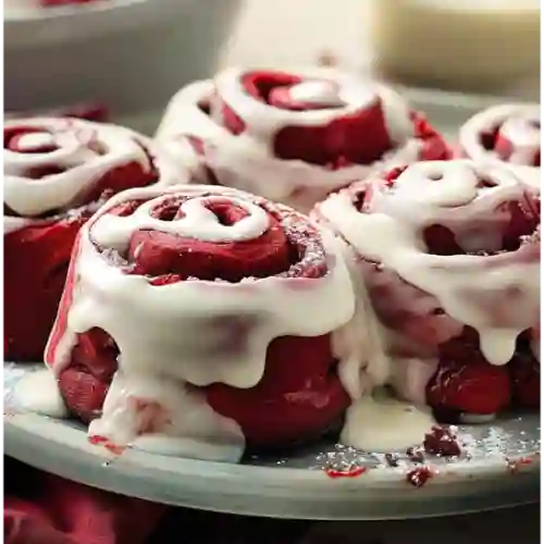 Red Velvet Cinnamon Rolls X 5