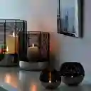 Philippi Candelabro Luna Esfera Negro S