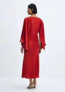 Vestido New Rosa-A Rojo Talla L Mujer Mango