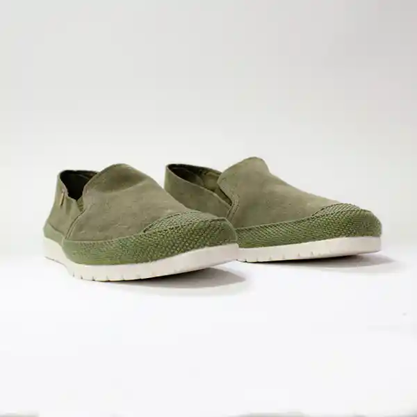 Verbenas Zapatos Burt Serraje Verde Talla 42