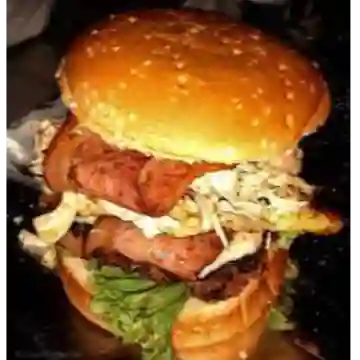 Hamburguesa con Carne y Pollo