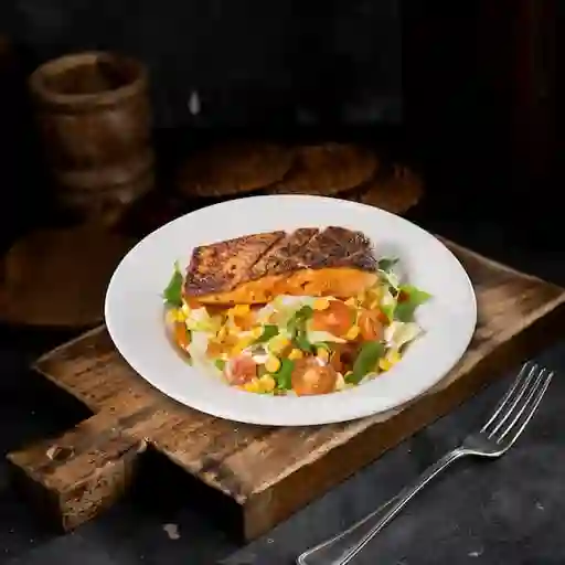 Ensalada de salmón salad