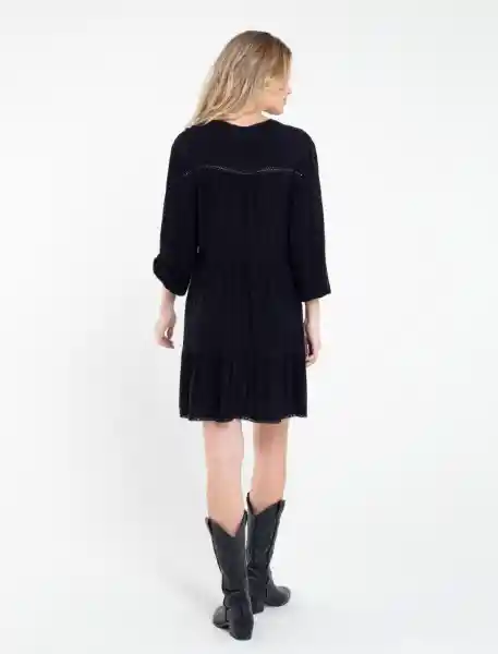 Vestido Loaita Mujer Negro Puro Ultraoscuro Talla L Naf Naf