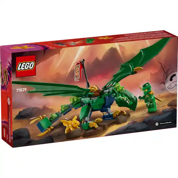 Set Construcción Dragón Verde Del Bosque de Lloyd Lego
