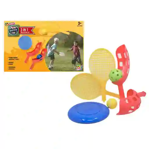 Monkey Set Juego Para Exterior 3 en 1