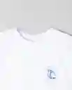 Camiseta Hombre Blanco Talla XXL 102G022 Rifle
