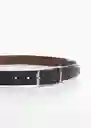Cinturón Emili Negro Talla 90 Hombre Mango