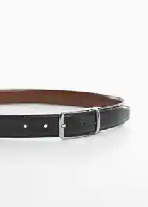 Cinturón Emili Negro Talla 90 Hombre Mango