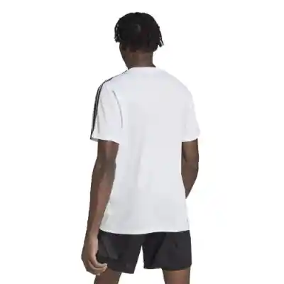Adidas Camiseta Manga Corta Tr-Es Base 3S T de Hombre Blanco T 8