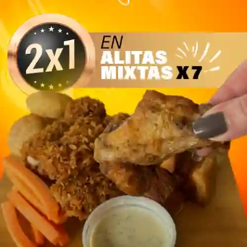 Promo Alitas Mixtas X 7