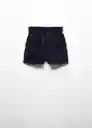 Short Mar Navy Talla 12 Niña Mango