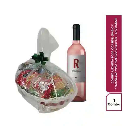 Combo Ancheta Toda Ocación (Básica) + Rosaleda Vino Rosado