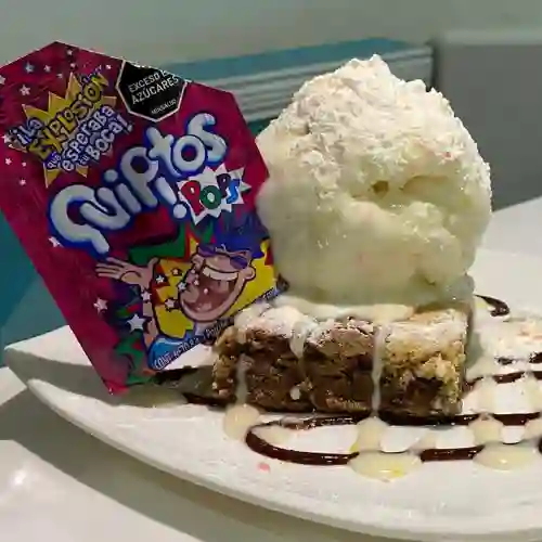 Brownie con Helado