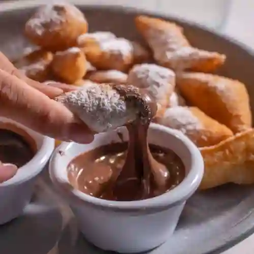 Zeppole con Nutella