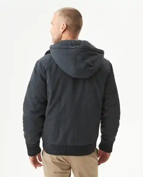 Chaqueta Aviadora Negro Sombrio Ultraoscuro Talla S Chevignon