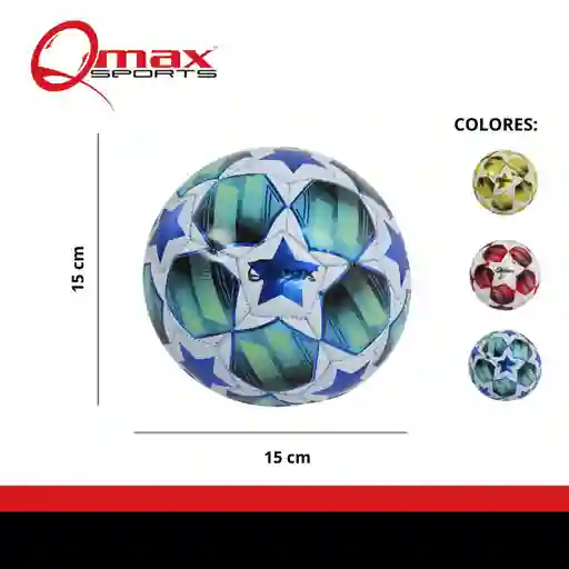 Qmax Balón de Fútbol Metalizado # 2