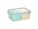 Recipiente Con Compartimiento 19.5 x 14 x 7 cm Casaideas