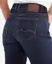 Jean Cosmo Femenino Azul Clásico Oscuro Talla 10 Chevignon