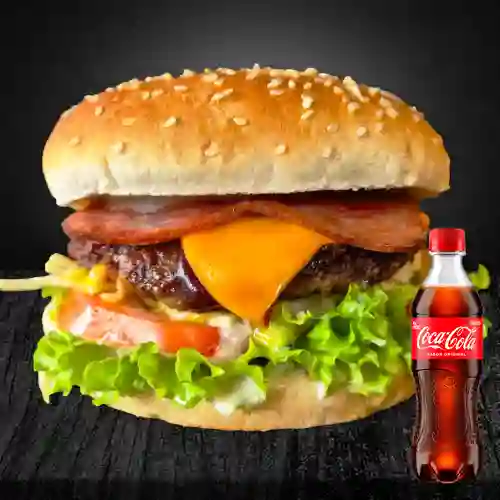 Combo Hamburguesa Clásica + Coca Cola Original 400 ml