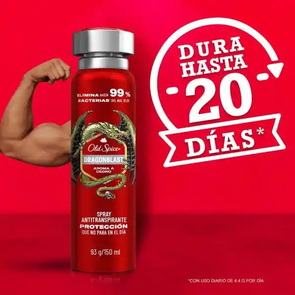 Antitranspirante en Spray Old Spice Dragonblast 93 g