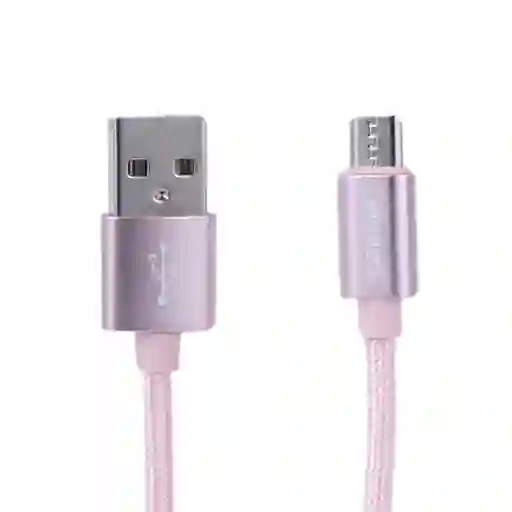 Miniso Cable de Datos Micro Android Oro Rosa