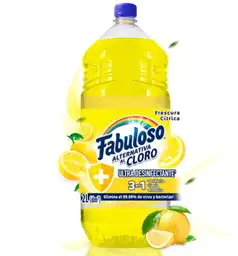 Limpia Pisos Fabuloso Alternativa al Cloro Ultra Desinfectante Citrica 2L