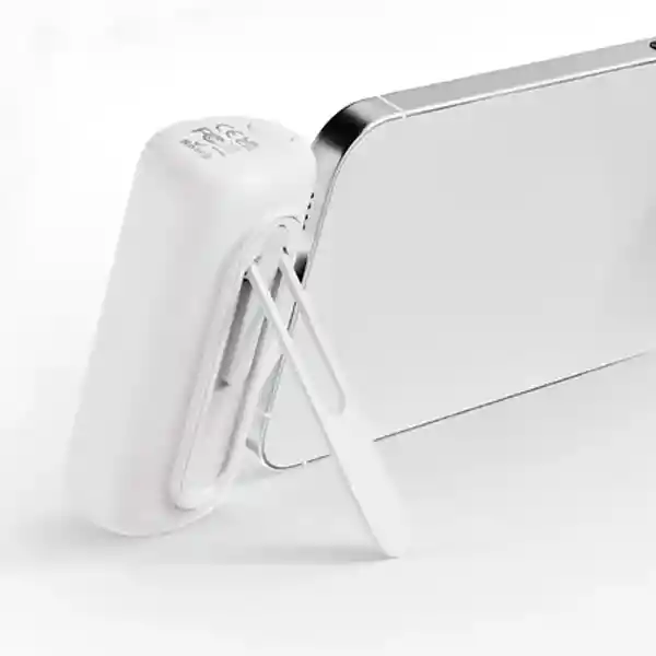 Iwalk Batería Con Soporte L.P L Blanco 5000mah